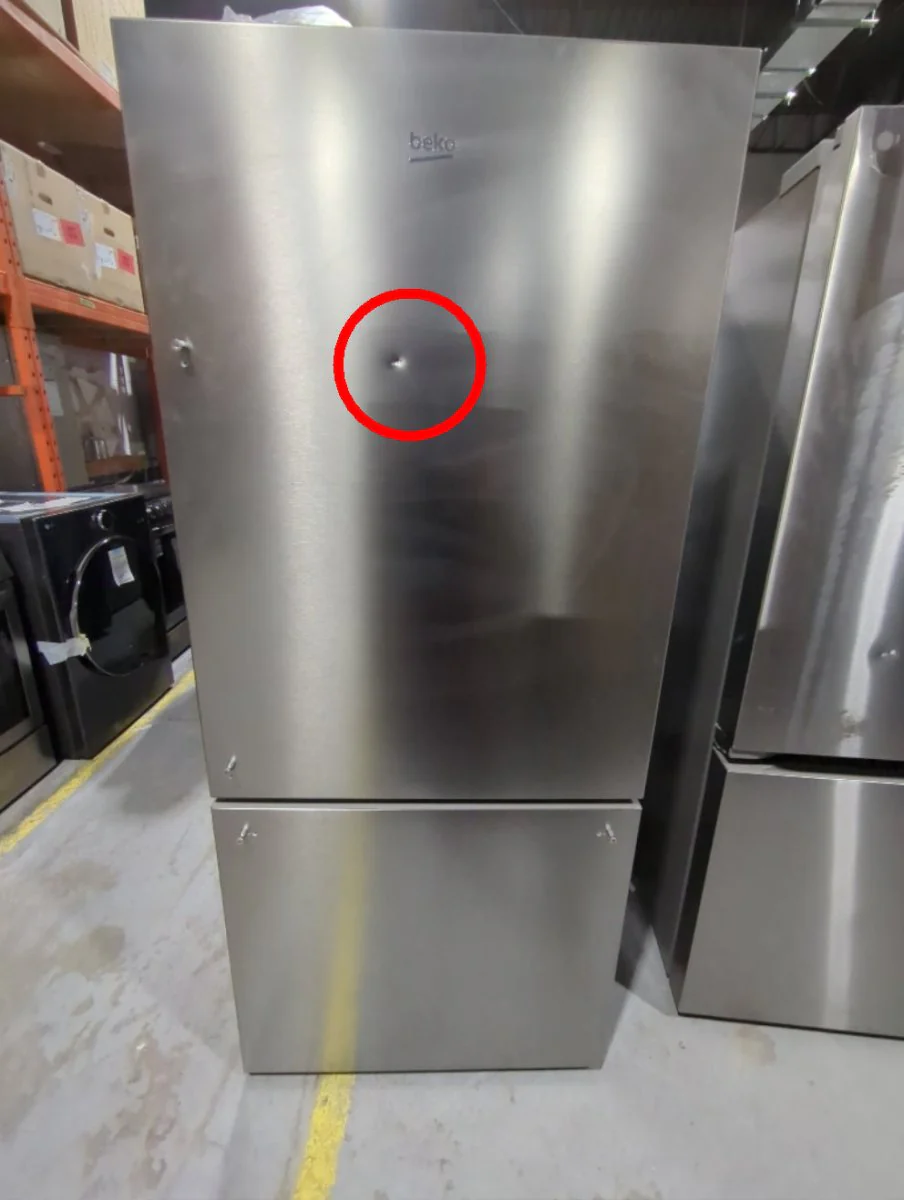 BFBD30216SS - REFRIGERATORS - Beko - Bottom Freezer - Stainless Steel - Open Box - Image 2