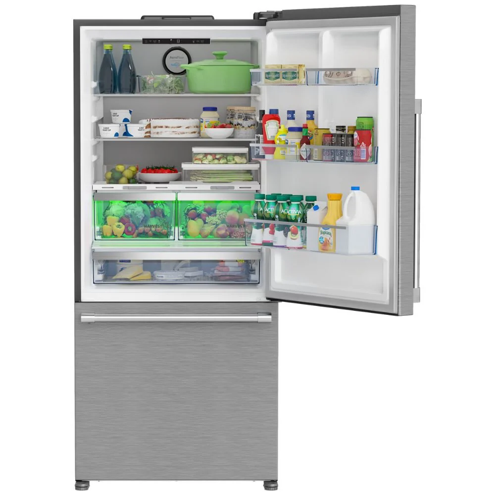 BFBD30216SSIM - REFRIGERATORS - Beko - Bottom Freezer - Stainless Steel - Open Box - Image 4