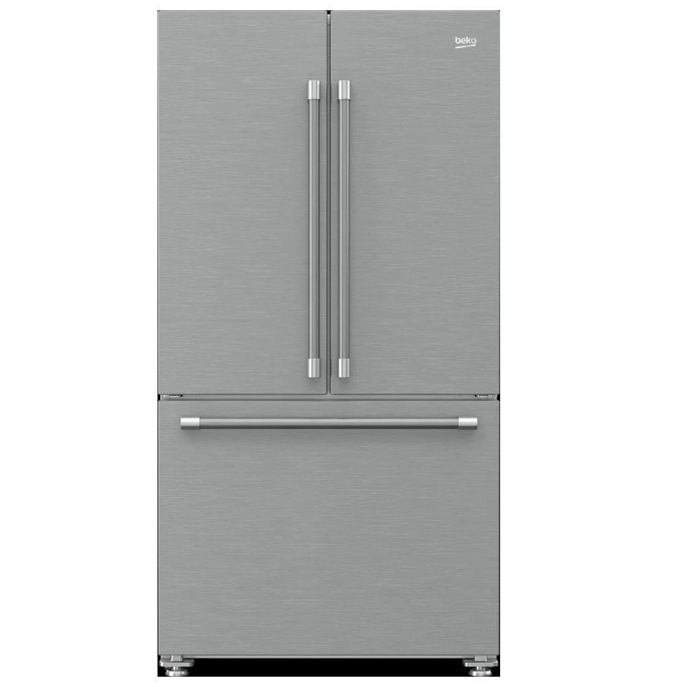 BFFD3624ZSS - REFRIGERATORS - Beko - French 3-Door - Stainless Steel - Open Box