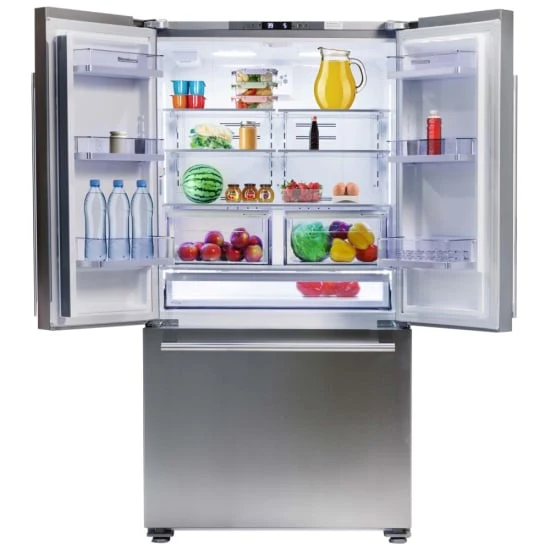 BRFD2230XSS - REFRIGERATORS - Blomberg - French 3-Door - Stainless Steel - Open Box - Image 3