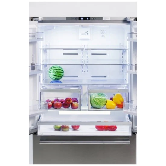 BRFD2230XSS - REFRIGERATORS - Blomberg - French 3-Door - Stainless Steel - Open Box - Image 5