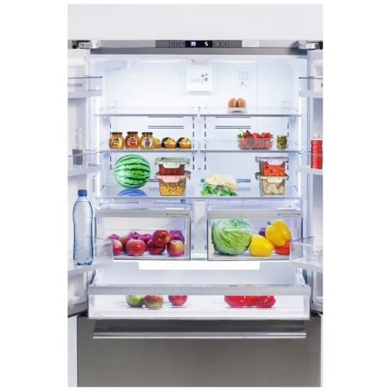 BRFD2230XSS - REFRIGERATORS - Blomberg - French 3-Door - Stainless Steel - Open Box - Image 6