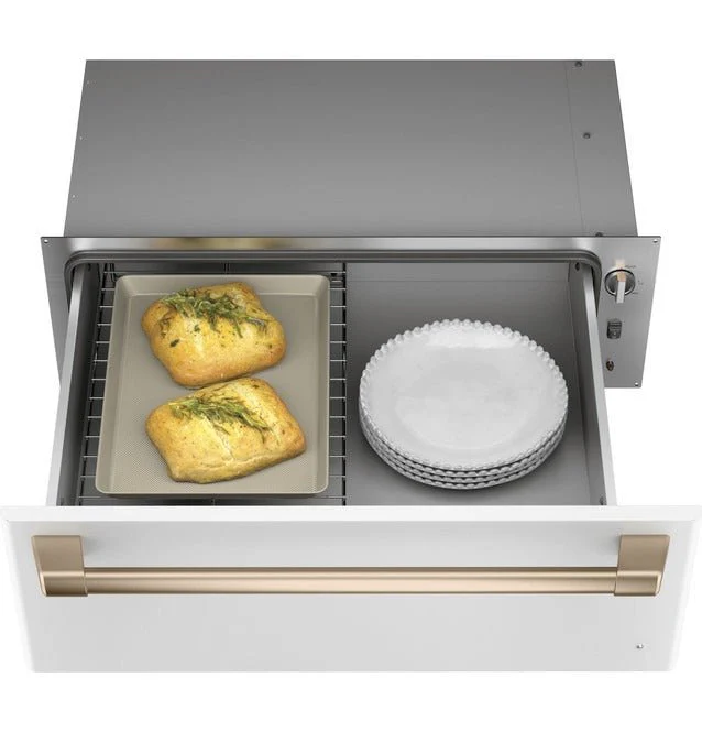 CTW900P4PW2 - WARMING DRAWER - GE CAFE - Matte White - Open Box - Image 3