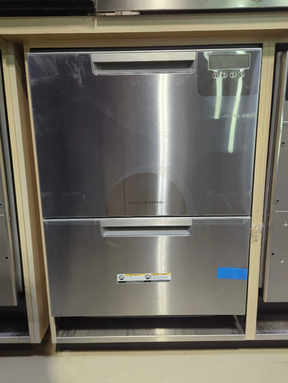 DD24DCTX9-N - DISHWASHERS - Fisher & Paykel - Front Controls Double Drawer - Stainless Steel - Open Box - Image 2