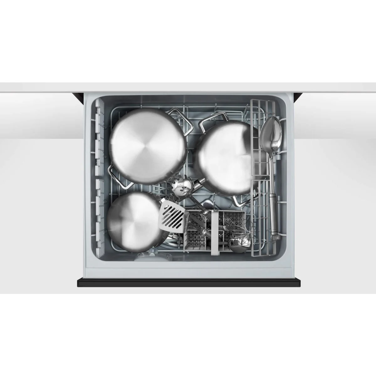 DD24DCTX9-N - DISHWASHERS - Fisher & Paykel - Front Controls Double Drawer - Stainless Steel - Open Box - Image 4