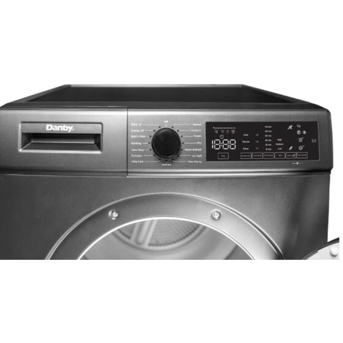 DDY040D1DSDB - DRYERS - Danby - Electric - Silver - Open Box - Image 3