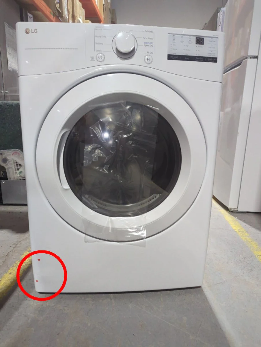 DLE3400W - DRYERS - LG - Electric - White - Open Box - Image 2