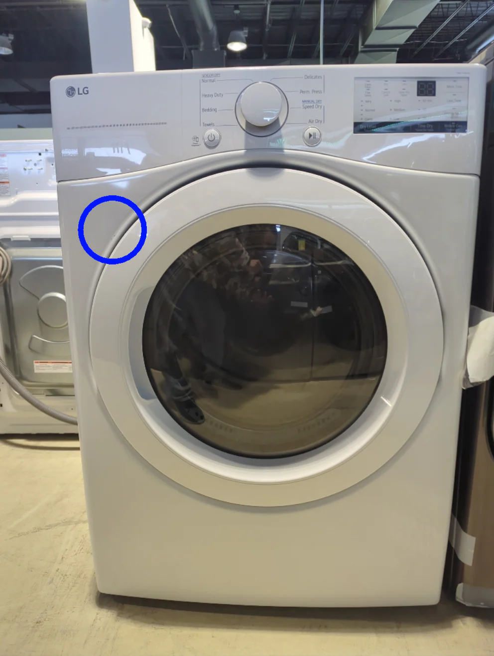 DLE3400W - DRYERS - LG - Electric - White - Open Box - Image 2