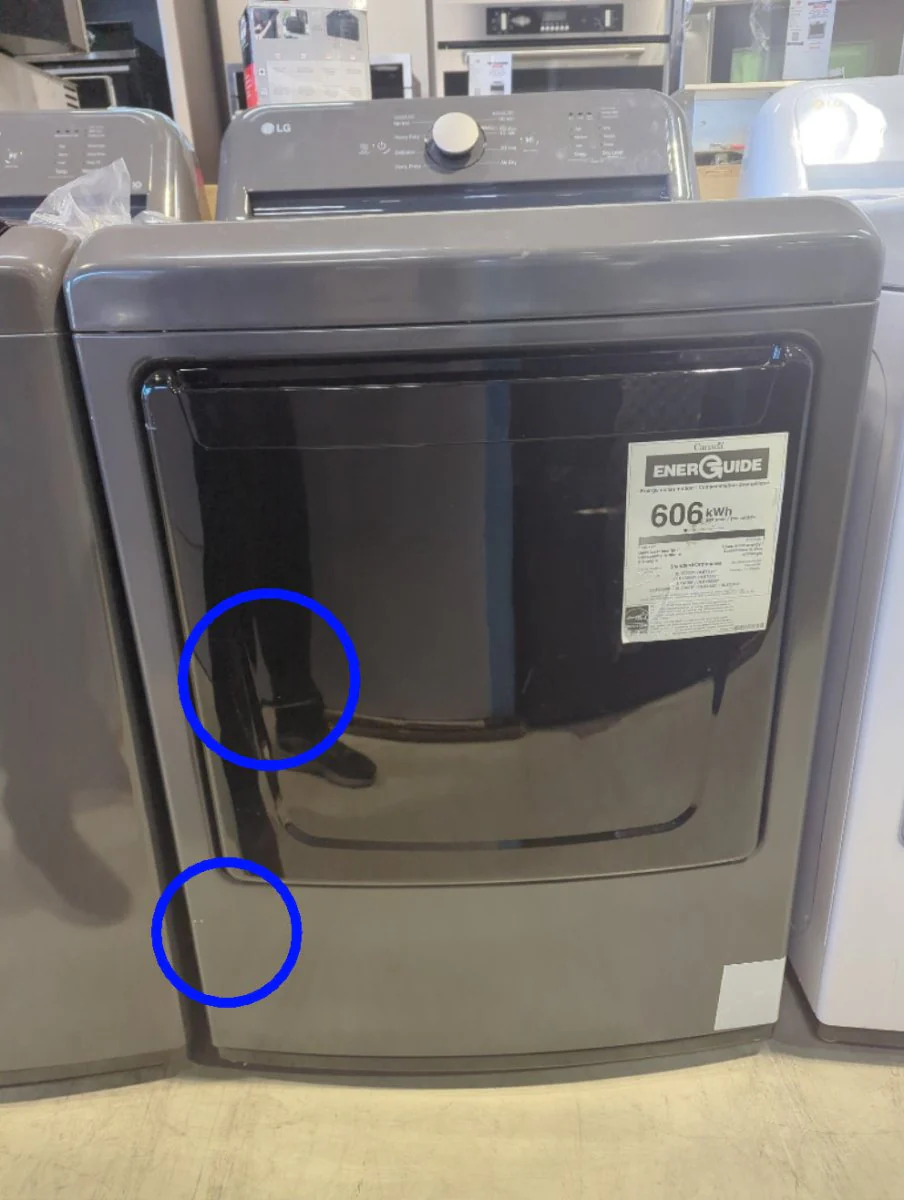 DLE6100M - DRYERS - LG - Electric - Chrome Shadow - Open Box - Image 2