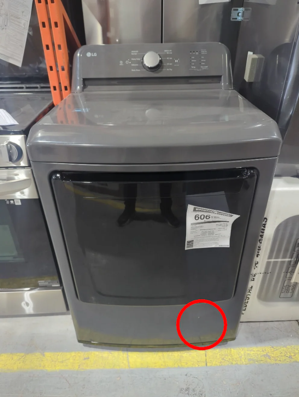DLE6100M - DRYERS - LG - Electric - Chrome Shadow - Open Box - Image 2
