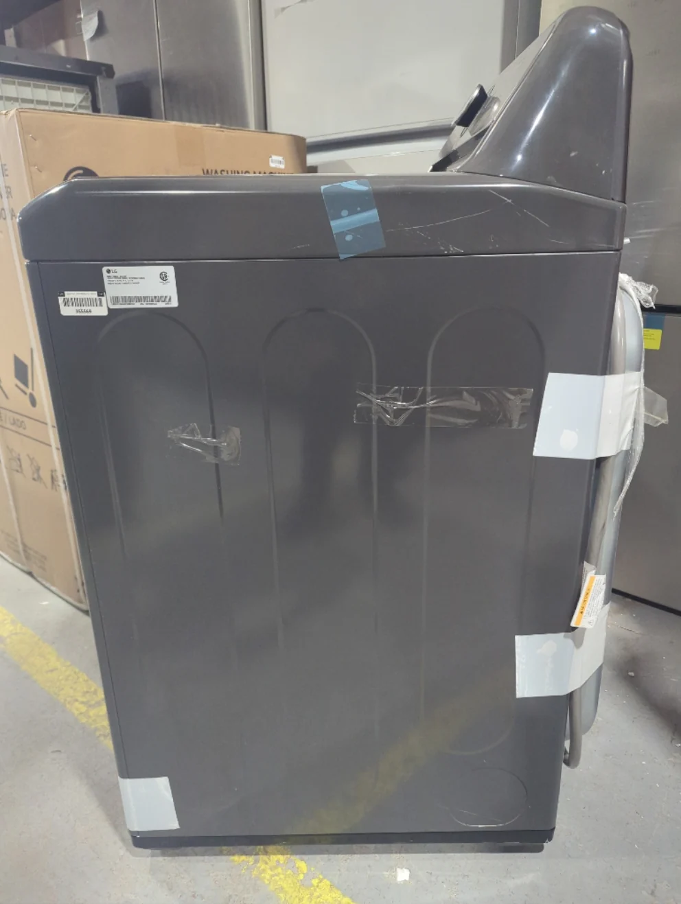 DLE6100M - DRYERS - LG - Electric - Chrome Shadow - Open Box - Image 4
