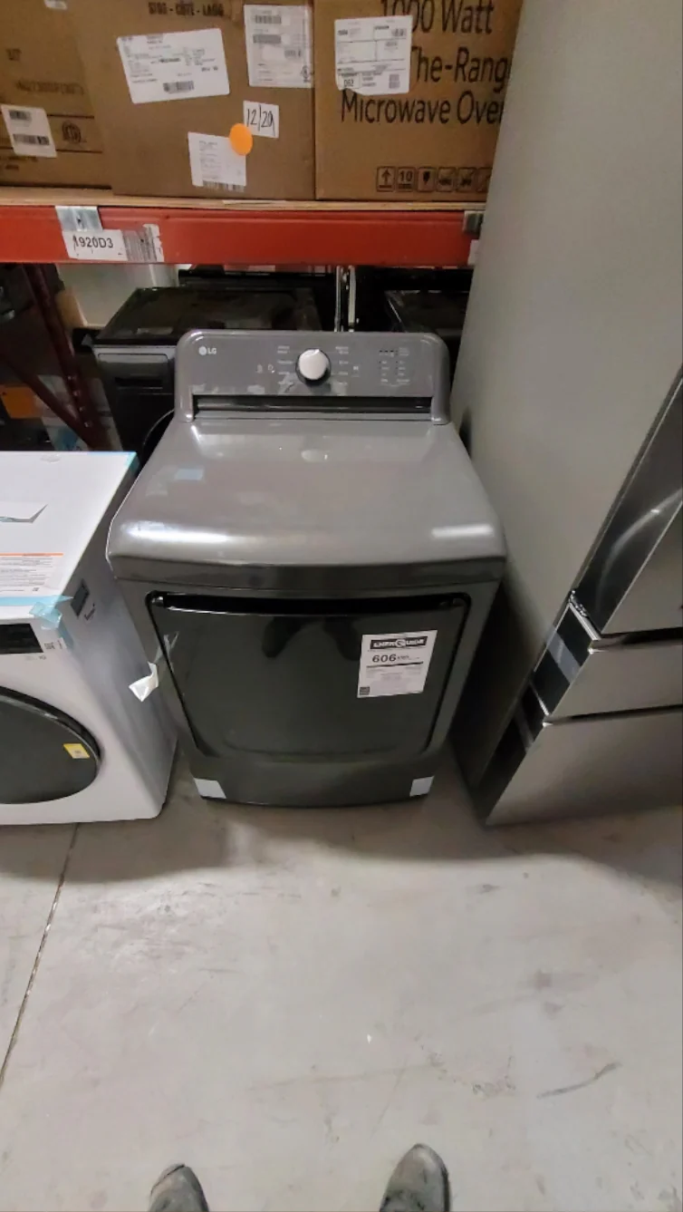 DLE6100M - DRYERS - LG - Electric - Chrome Shadow - Open Box - Image 2