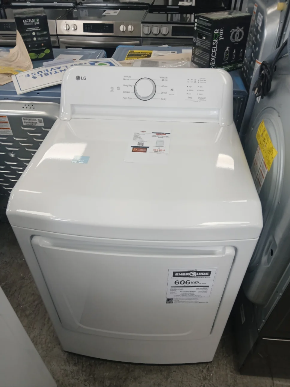 DLE6100W - DRYERS - LG - Electric - White - Open Box - Image 2
