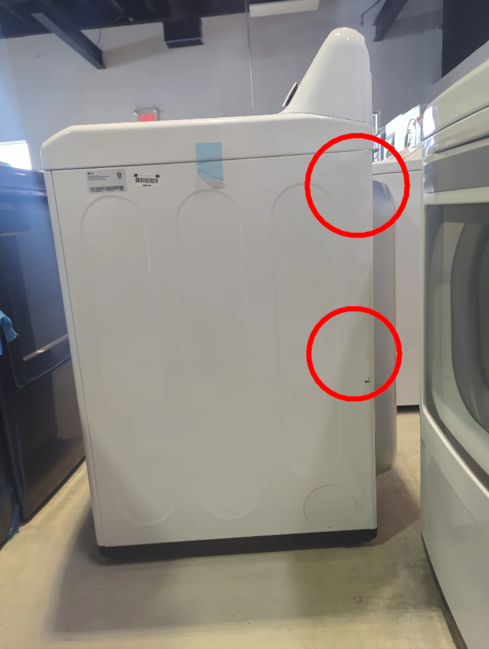 DLE6100W - DRYERS - LG - Electric - White - Open Box - Image 4