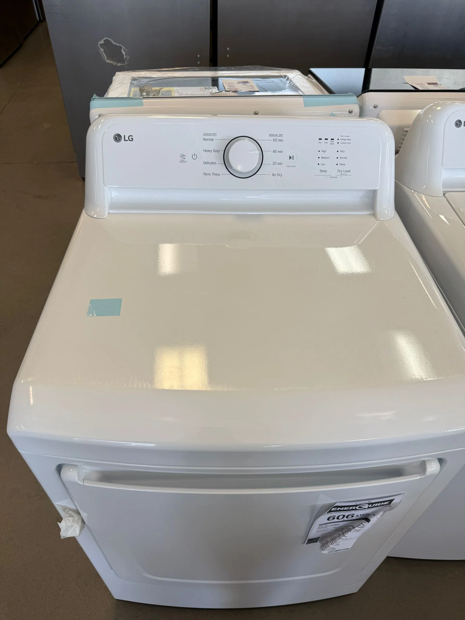 DLE6100W - DRYERS - LG - Electric - White - Open Box - Image 2