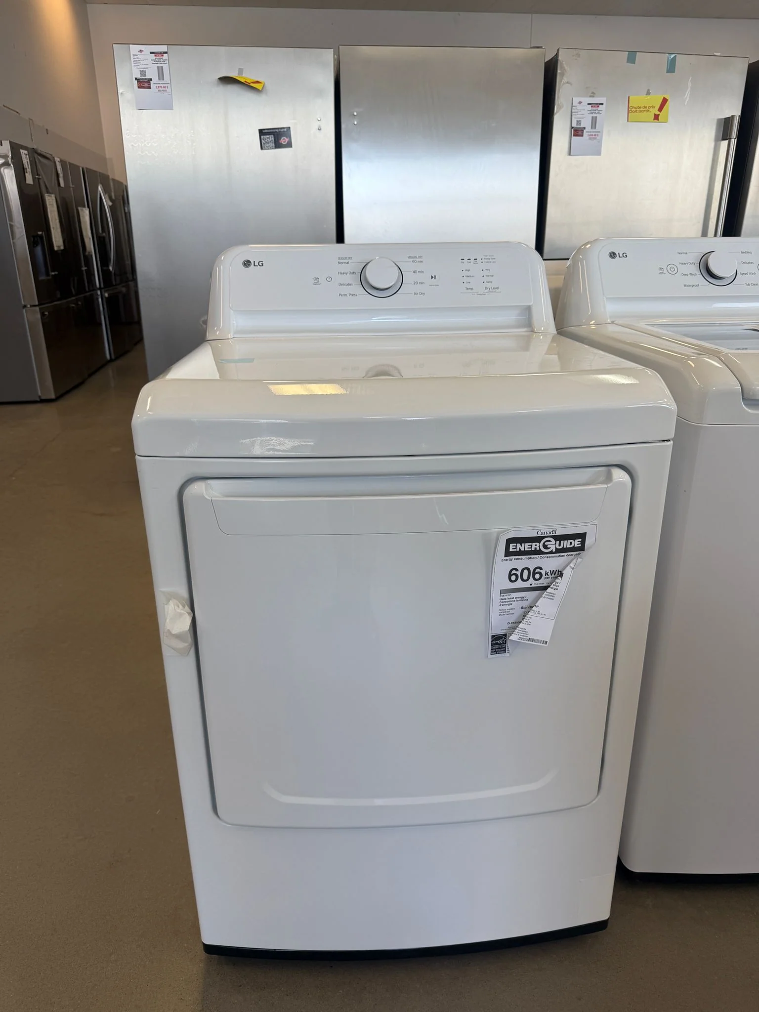 DLE6100W - DRYERS - LG - Electric - White - Open Box - Image 3