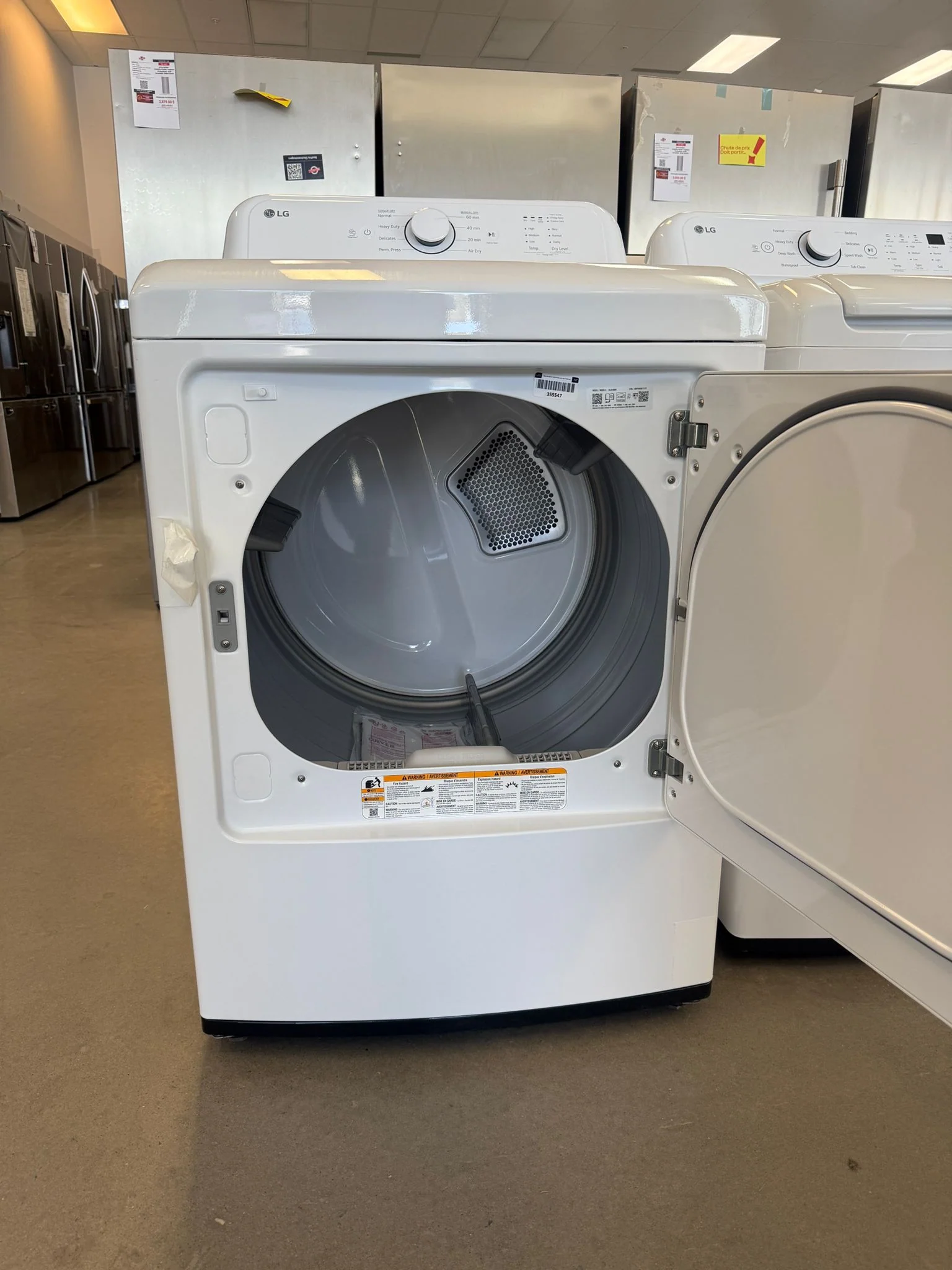DLE6100W - DRYERS - LG - Electric - White - Open Box - Image 5