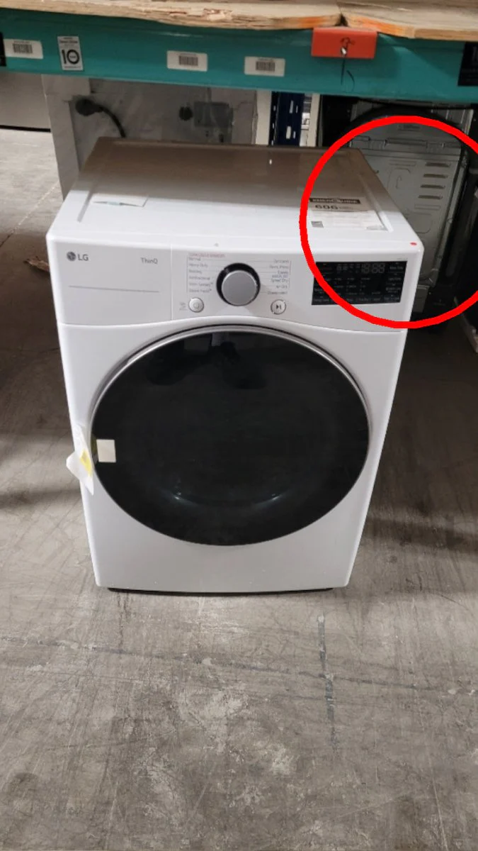 DLEX3850W - DRYERS - LG - Electric - White - Open Box - Image 3