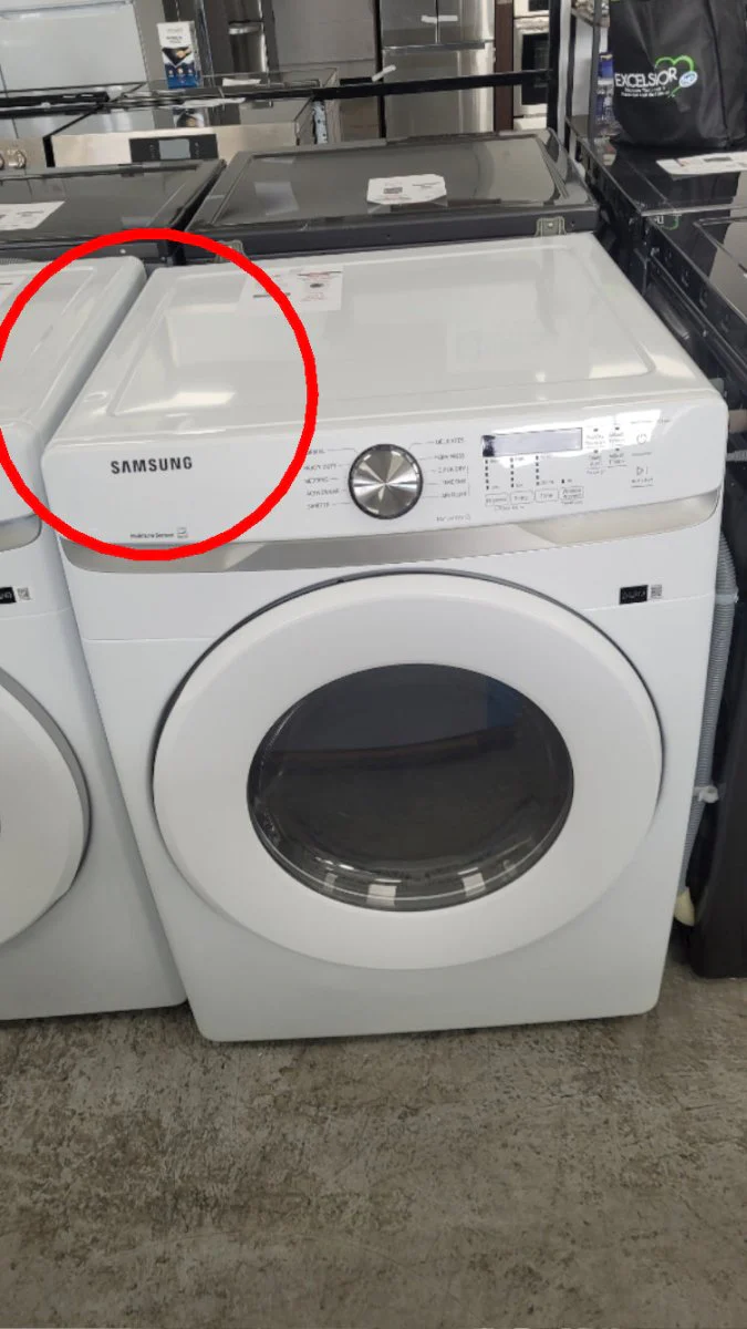 DVE45T6005W - DRYERS - Samsung - Electric - White - Open Box - Image 3