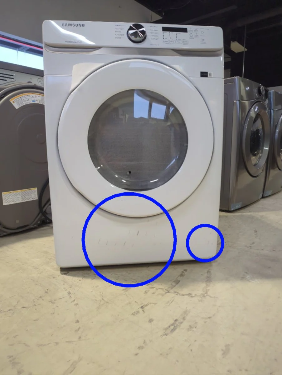 DVE45T6005W - DRYERS - Samsung - Electric - White - Open Box - Image 2
