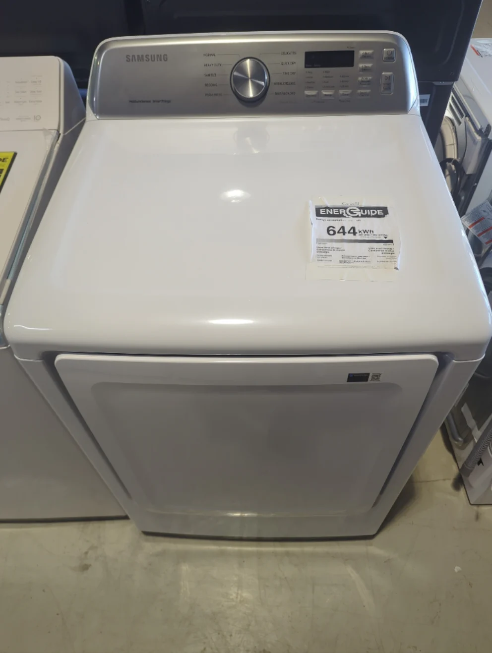 DVE47CG3500W - DRYERS - Samsung - Electric - White - Open Box - Image 2