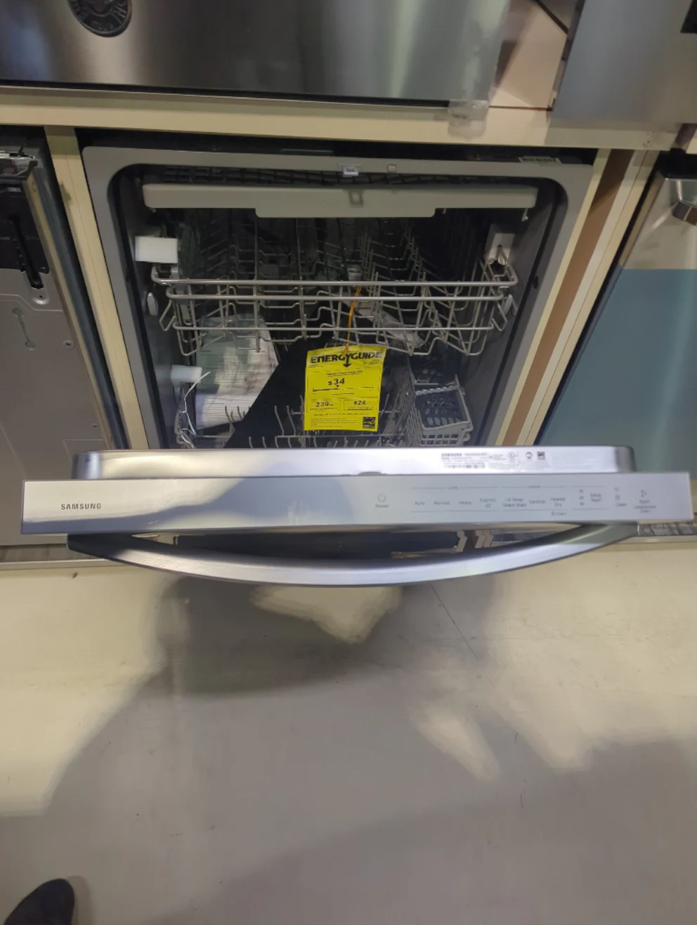 DW80CG4051SR - DISHWASHERS - Samsung - Top Controls Single Drawer - Stainless Steel - Open Box - Image 3