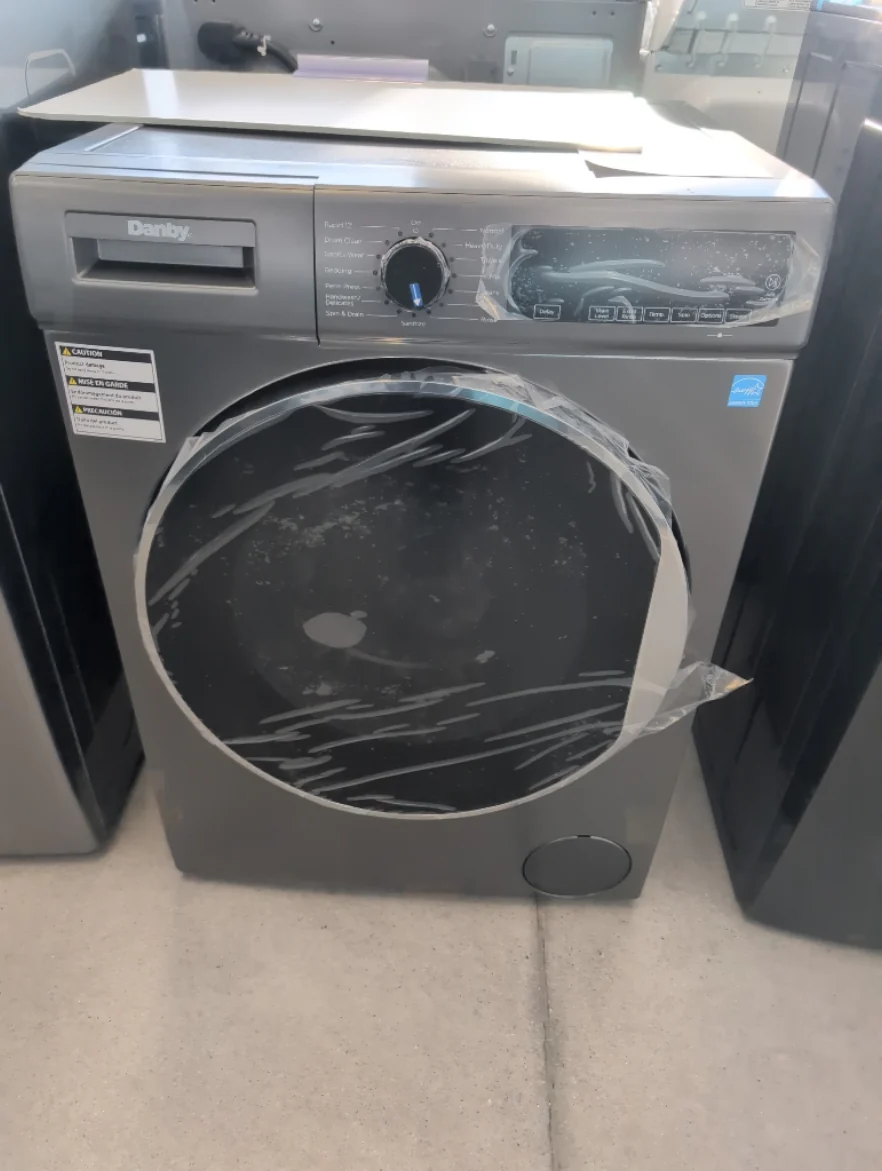 DWM022D1DSDB - WASHERS - Danby - Front Loading - Silver - Open Box - Image 2