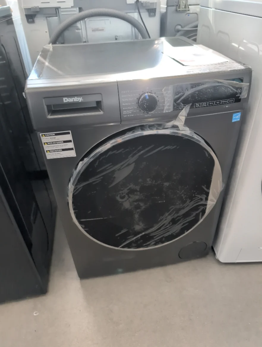 DWM022D1DSDB - WASHERS - Danby - Front Loading - Silver - Open Box - Image 2