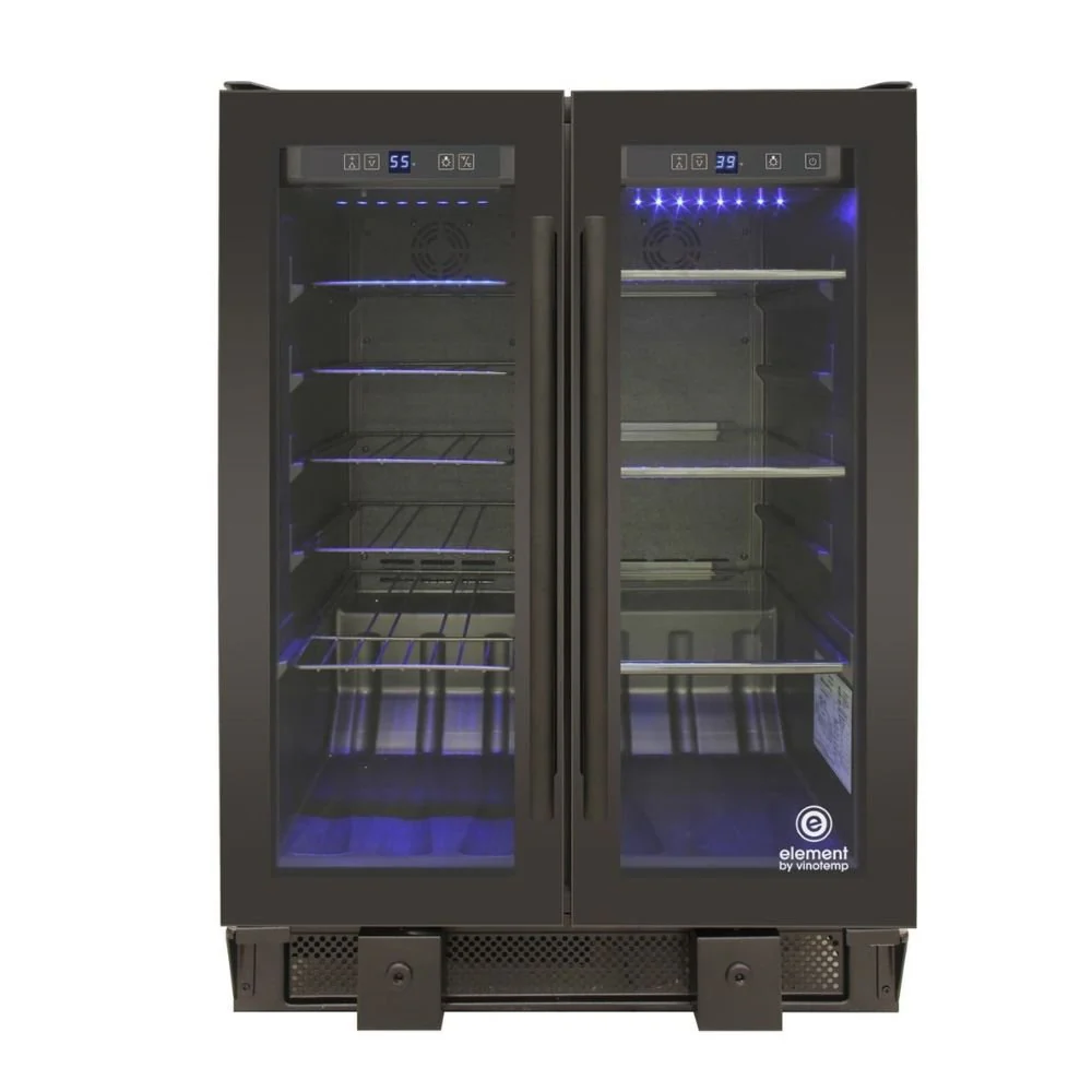 EL-BWC102-02 - WINE STORAGE - Vinotemp - black stainless steel frame - Open Box