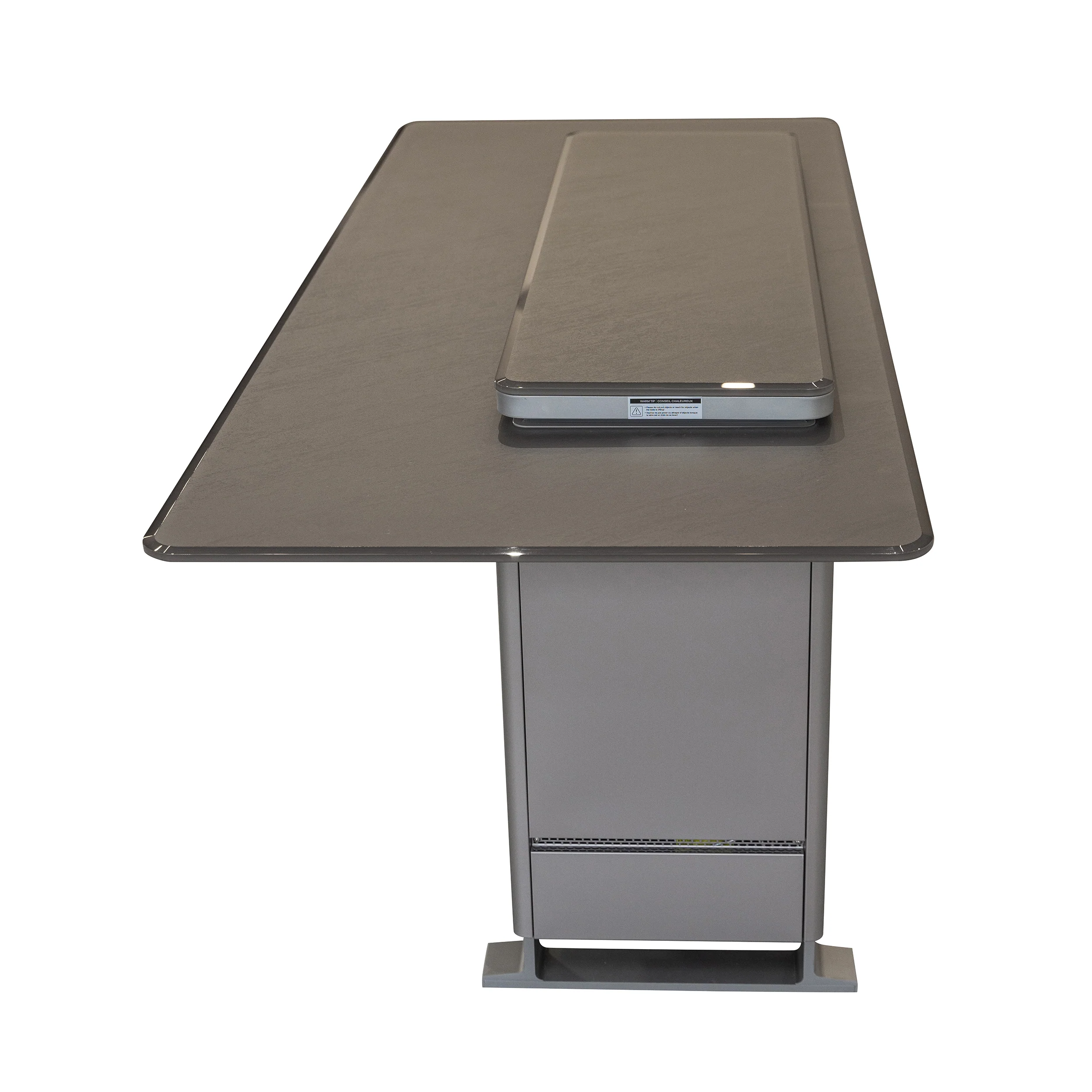Elevato Smart Bar Table, Sandstone Black, 5.3 cu.ft fridge and freezer with Bluetooth control - Image 12