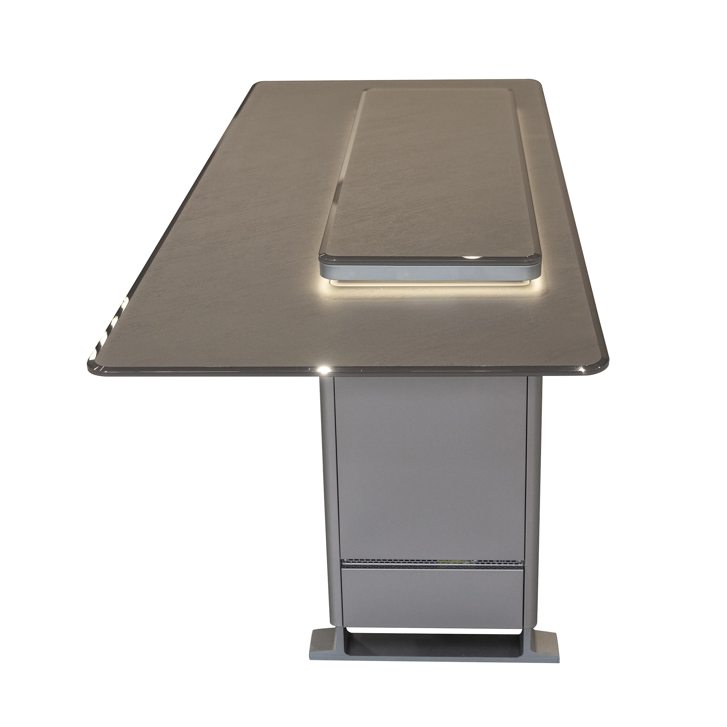 Elevato Smart Bar Table, Sandstone Black, 5.3 cu.ft fridge and freezer with Bluetooth control - Image 13