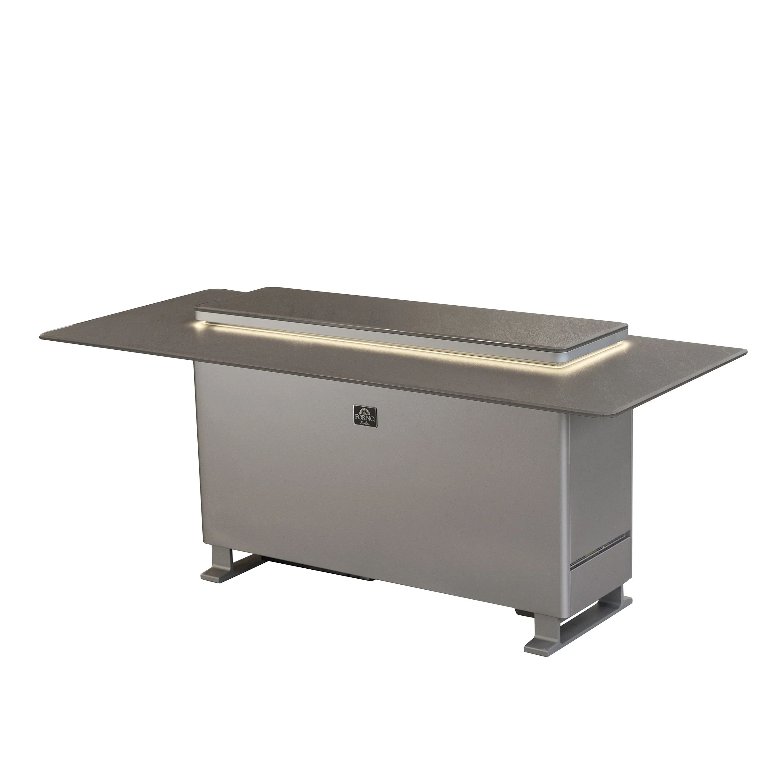 Elevato Smart Bar Table, Sandstone Black, 5.3 cu.ft fridge and freezer with Bluetooth control - Image 9