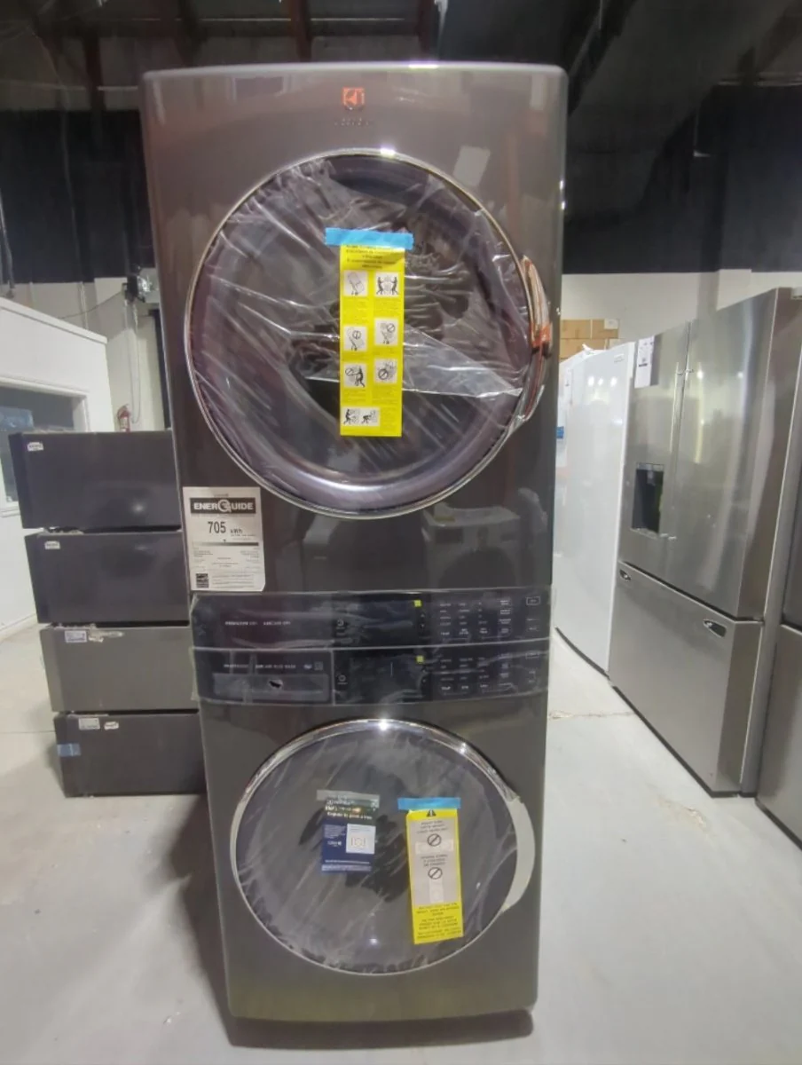 ELTE760CAT - LAUNDRY CENTERS - Electrolux - Stacked Washer/Dryer - Electric - Titanium - Open Box - Image 2
