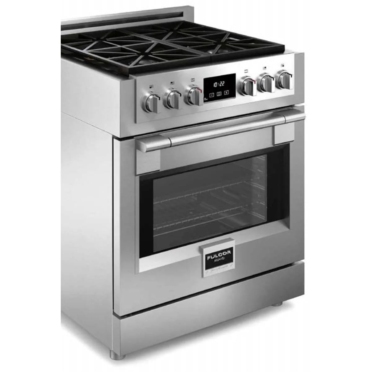 F6PDF304S1 - RANGES - Fulgor Milano - Dual Fuel - Stainless Steel - Open Box - Image 6