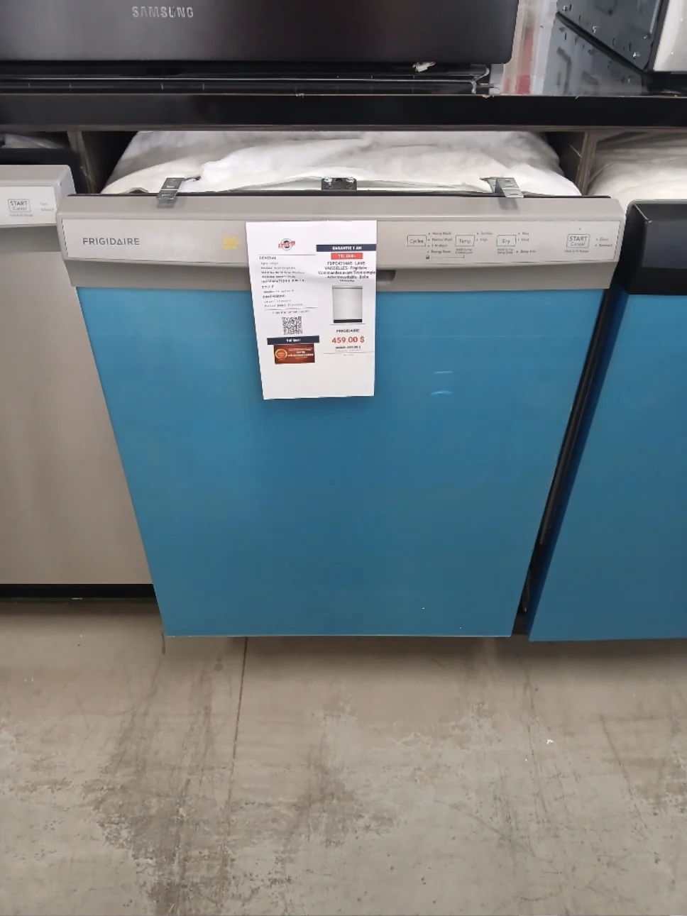 FDPC4314AS - DISHWASHERS - Frigidaire - Front Controls Single Drawer - Stainless Steel - Open Box - Image 2