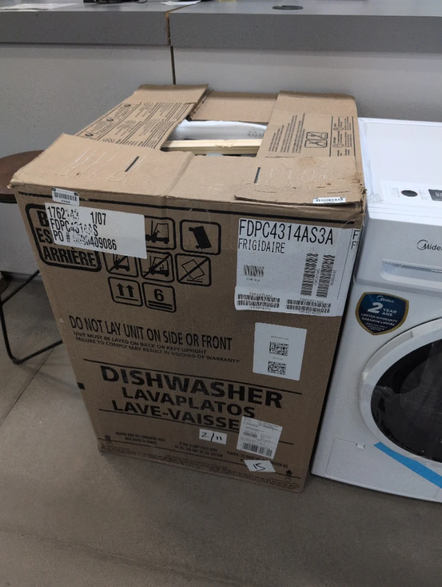 FDPC4314AS - DISHWASHERS - Frigidaire - Front Controls Single Drawer - Stainless Steel - Open Box - Image 2