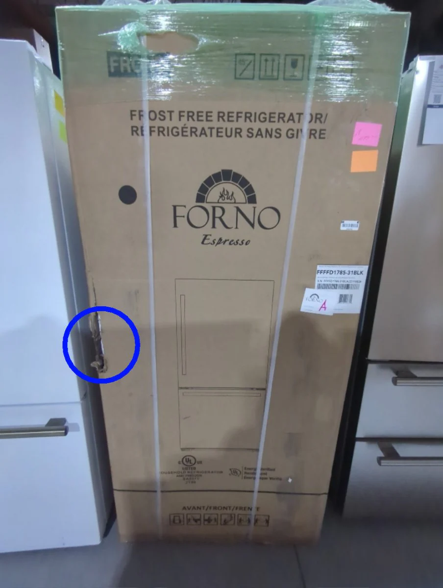FFFFD1785-31BK - REFRIGERATORS - Forno - Bottom Freezer - Black Stainless - Open Box - Image 5