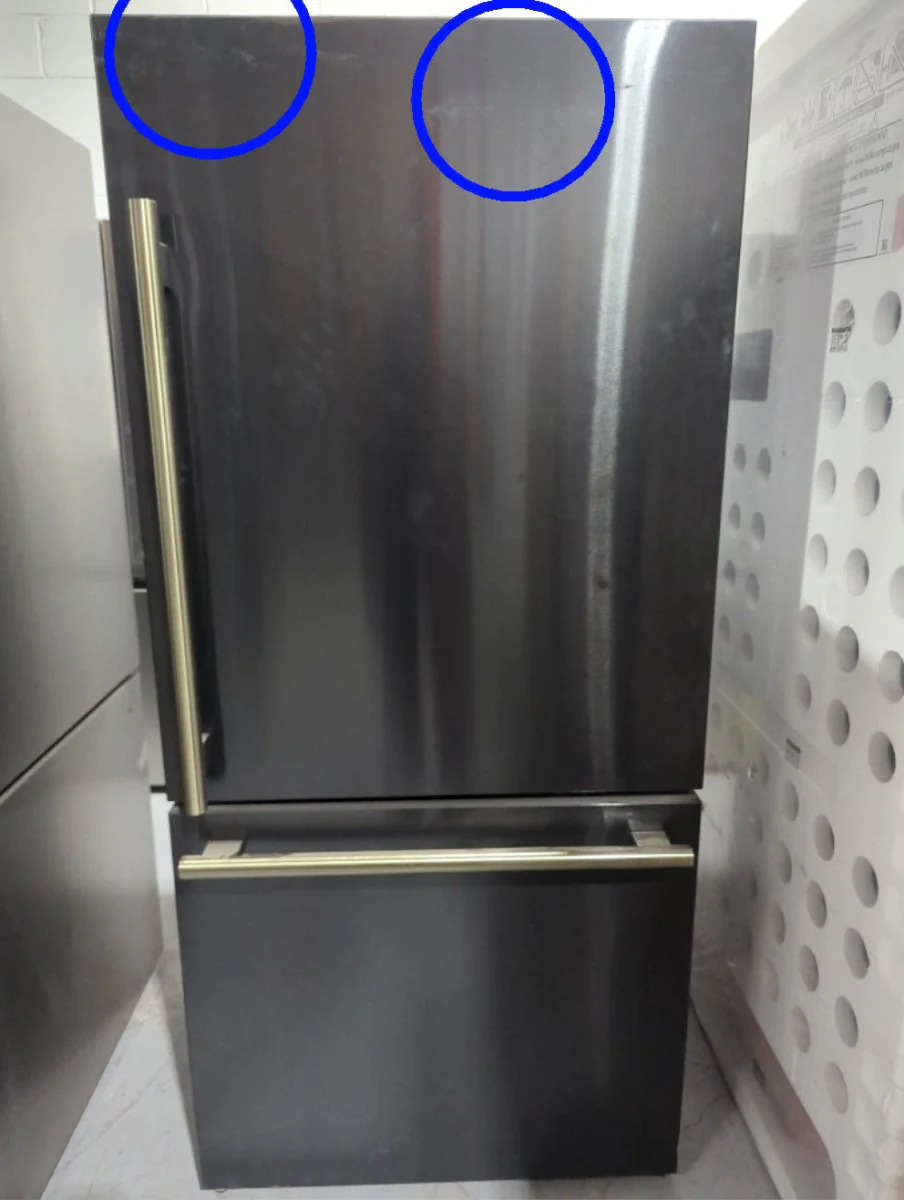 FFFFD1785-31BK - REFRIGERATORS - Forno - Bottom Freezer - Black Stainless - Open Box - Image 2