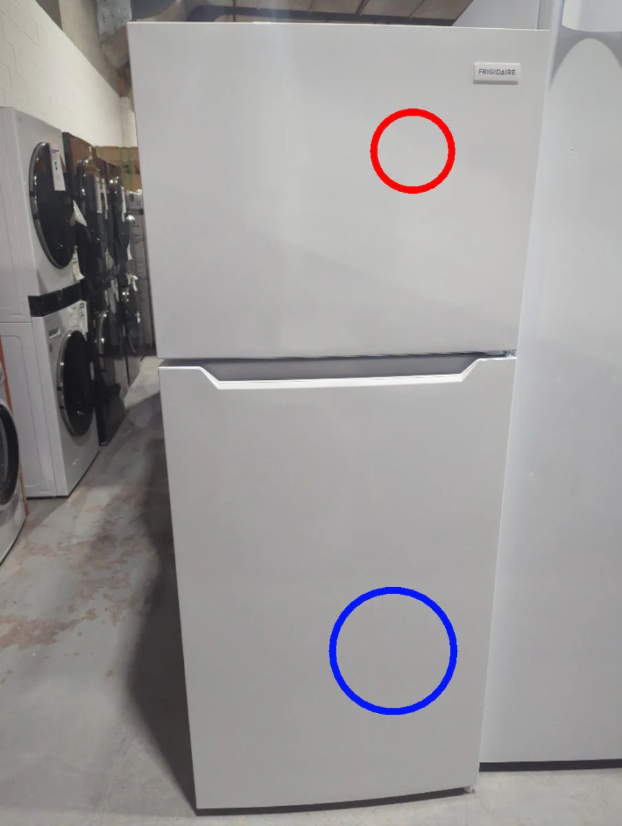 FFHT1822UW - REFRIGERATORS - Frigidaire - Top Freezer - White - Open Box - Image 2