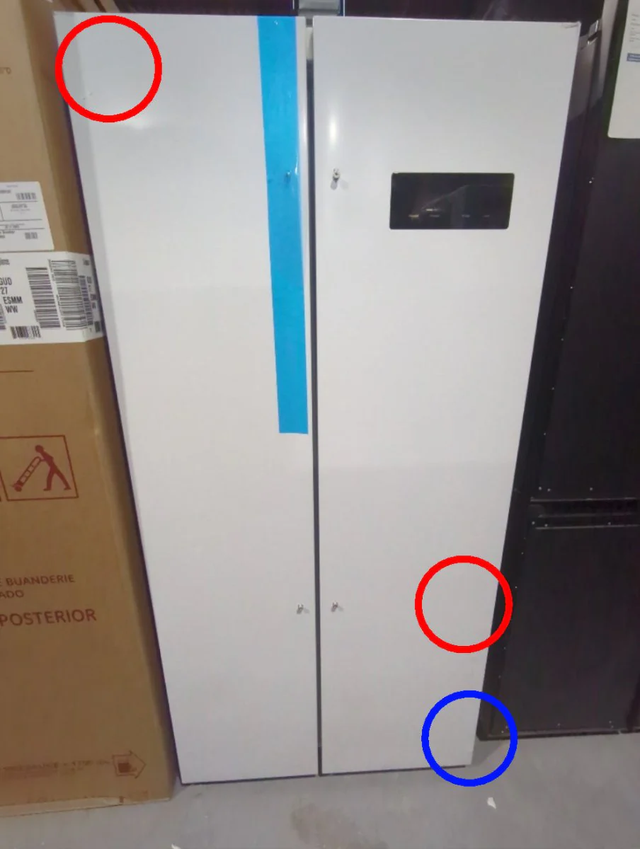FFRBI1805-33W - REFRIGERATORS - Forno - Side by side - White - Open Box - Image 2