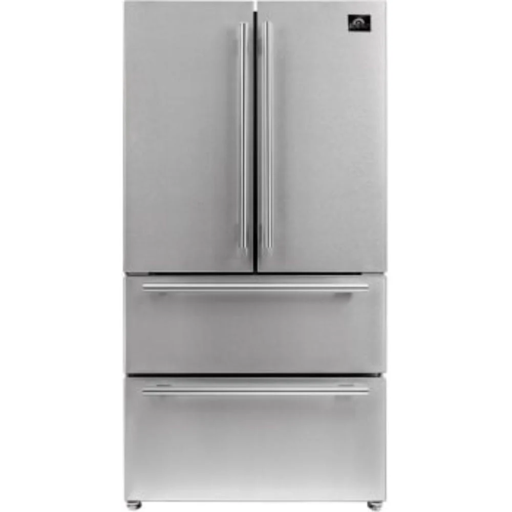 FFRBI1820-36SB - REFRIGERATORS - Forno - French 4-Door - Stainless Steel - Open Box - Image 2