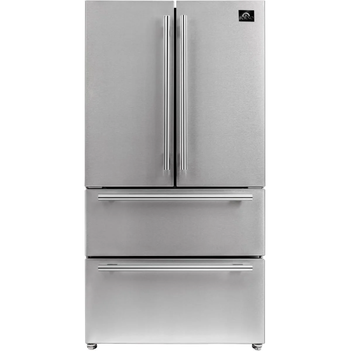 FFRBI1820-36SB - REFRIGERATORS - Forno - French 4-Door - Stainless Steel - Open Box - Image 2