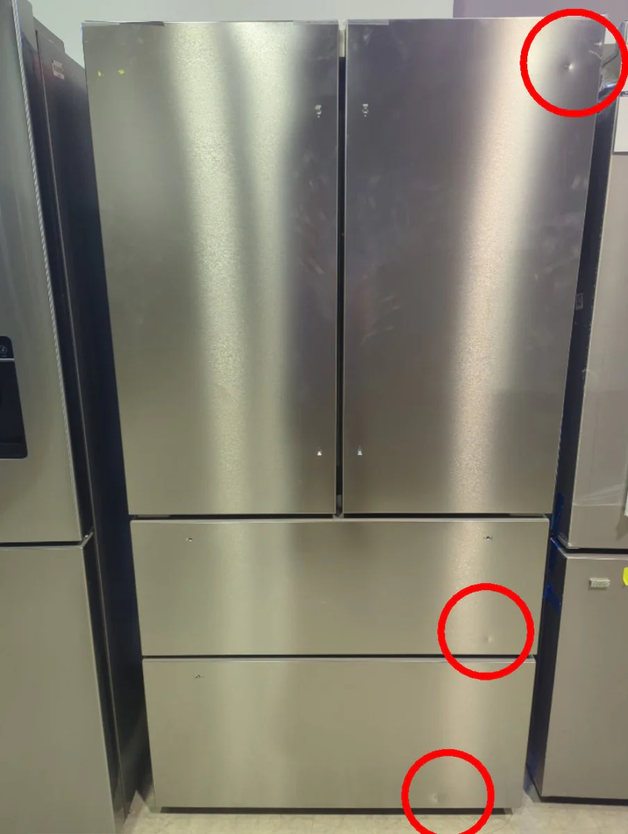 FFRBI1820-36SB - REFRIGERATORS - Forno - French 4-Door - Stainless Steel - Open Box - Image 2