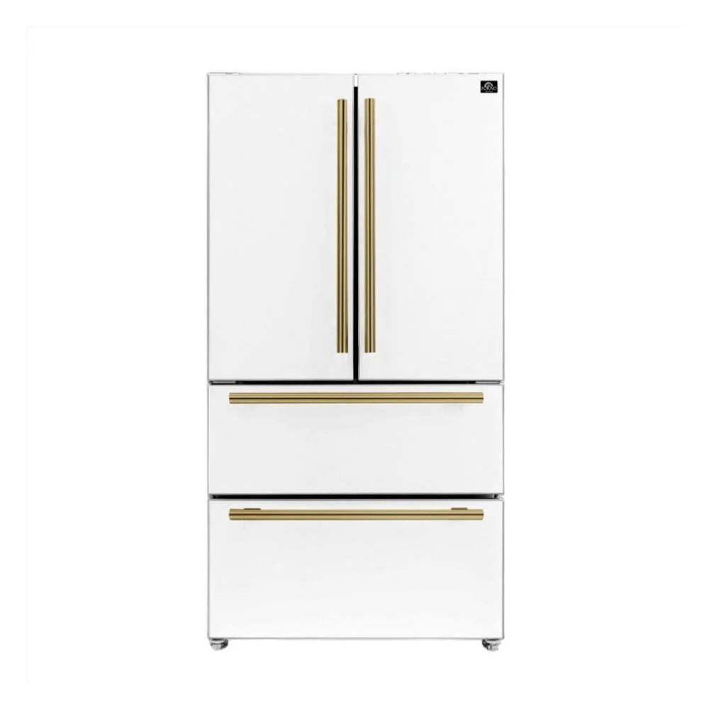 FFRBI1820-36W - REFRIGERATORS - Forno - French 4-Door - White - Open Box