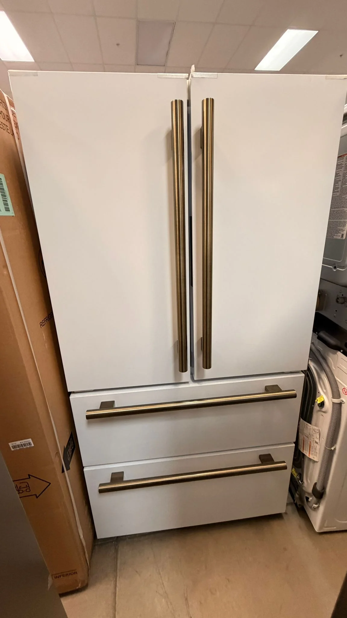 FFRBI1820-36W - REFRIGERATORS - Forno - French 4-Door - White - Open Box - Image 3