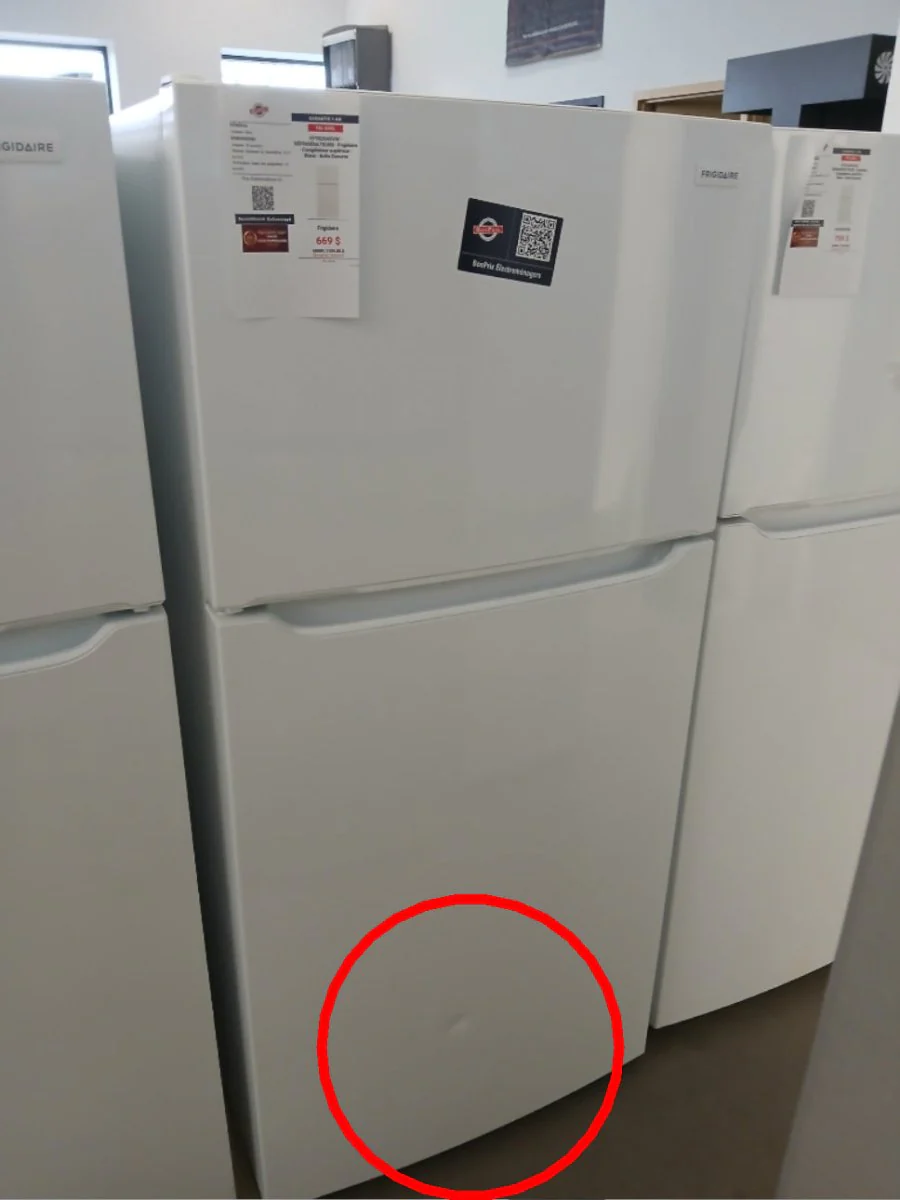 FFTR2045VW - REFRIGERATORS - Frigidaire - Top Freezer - White - Open Box - Image 2