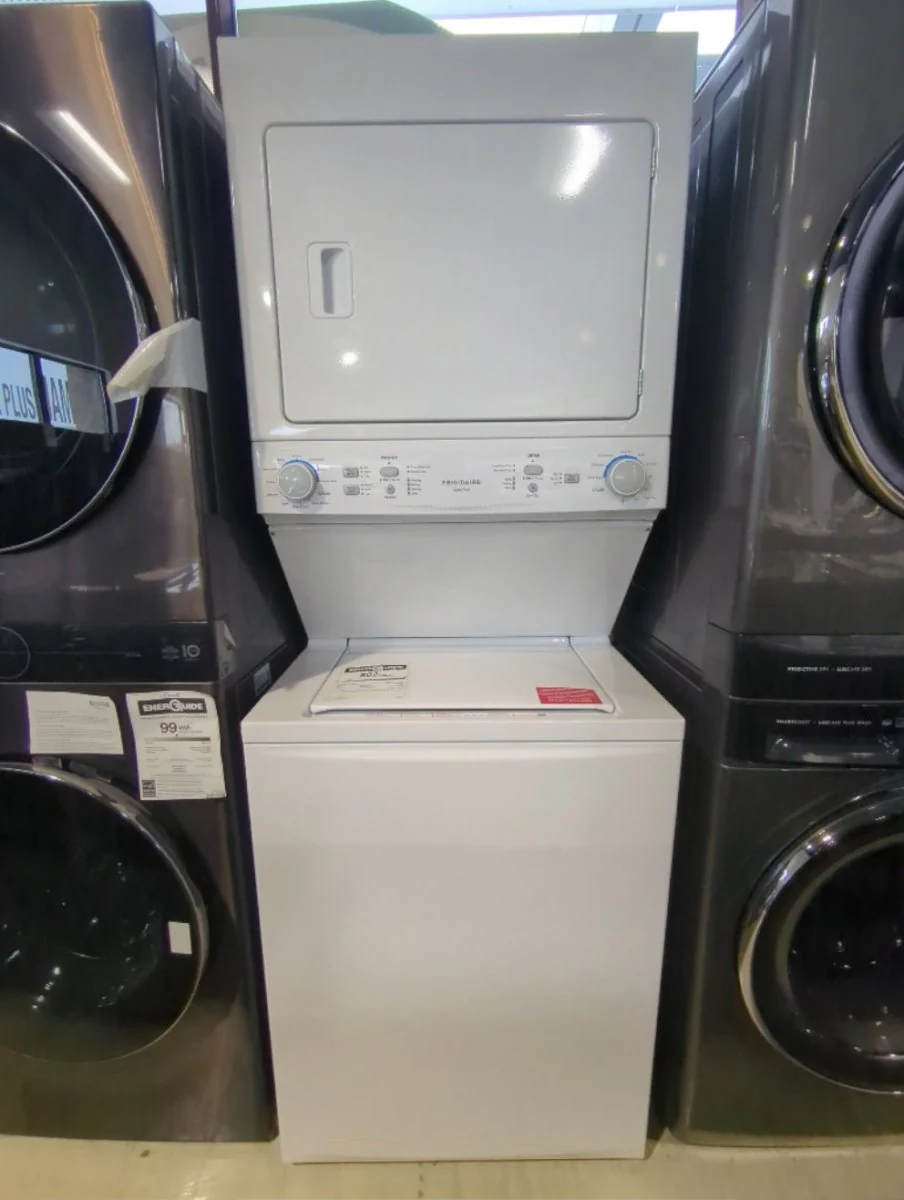 FLCE752CAW - LAUNDRY CENTERS - Frigidaire - Stacked Washer/Dryer - Electric - White - Open Box - Image 2