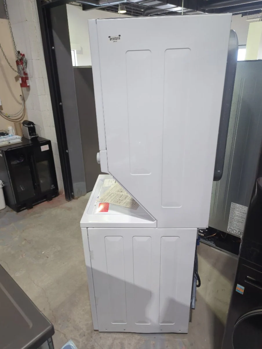 FLCE752CAW - LAUNDRY CENTERS - Frigidaire - Stacked Washer/Dryer - Electric - White - Open Box - Image 3