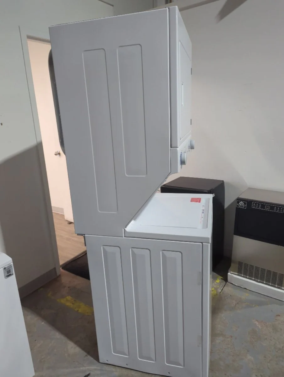 FLCE752CAW - LAUNDRY CENTERS - Frigidaire - Stacked Washer/Dryer - Electric - White - Open Box - Image 3