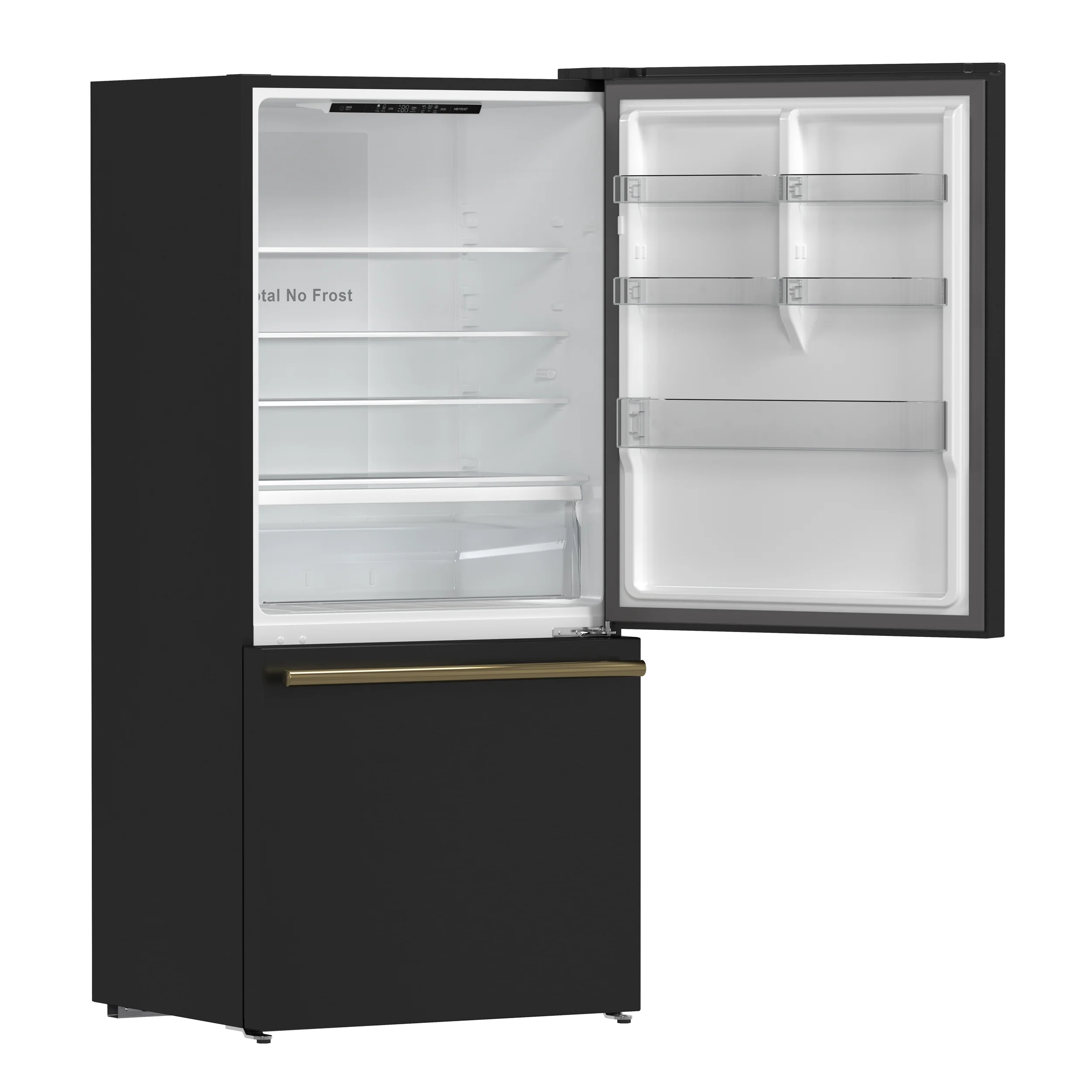 Forno Milano Espresso 31-Inch Bottom Freezer Refrigerator, Black, 17.2 cu.ft Capacity, Energy Efficient - Image 5